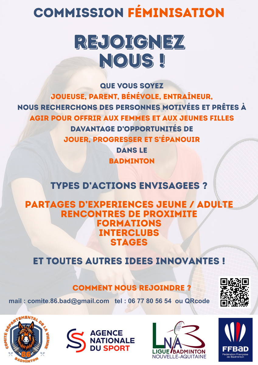 Commission féminisation : rejoignez l'équipe!