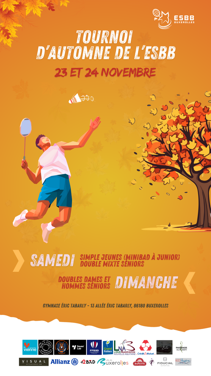 Tournoi d'automne de Buxerolles Jeunes et Séniors