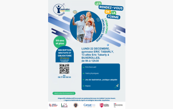 Sport santé - Découvrir le badminton à 55 ans et + !